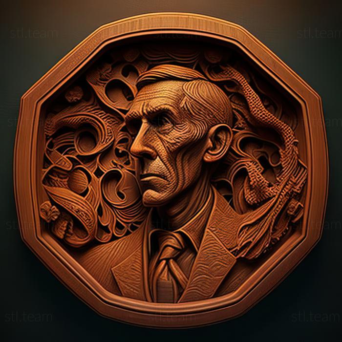 3D model HP Lovecraft (STL)